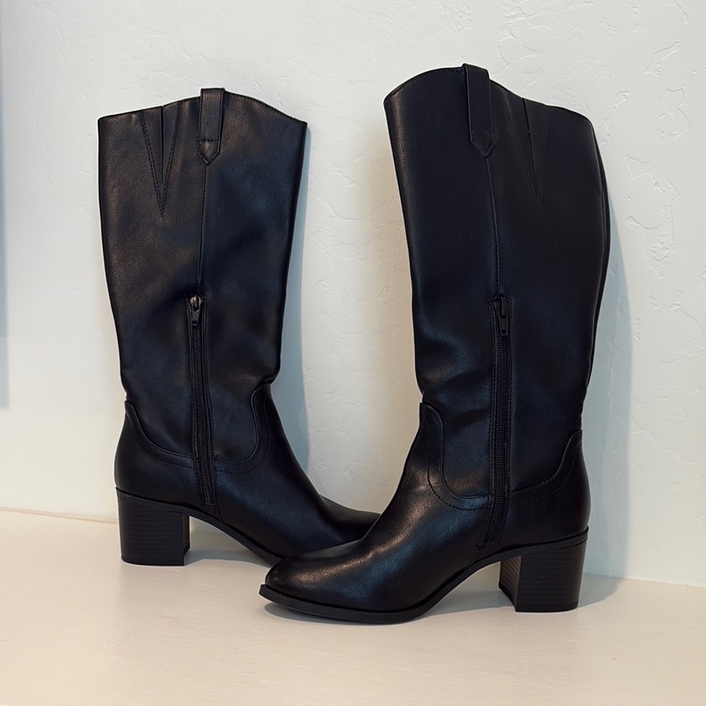 Kohl's Black Heeled Boots